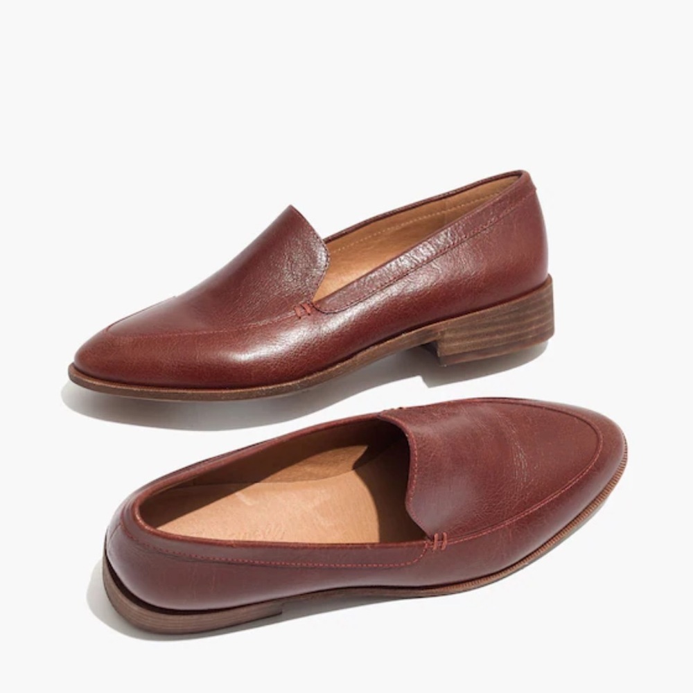 Madewell The Frances Loafer in English Saddle - Size 9